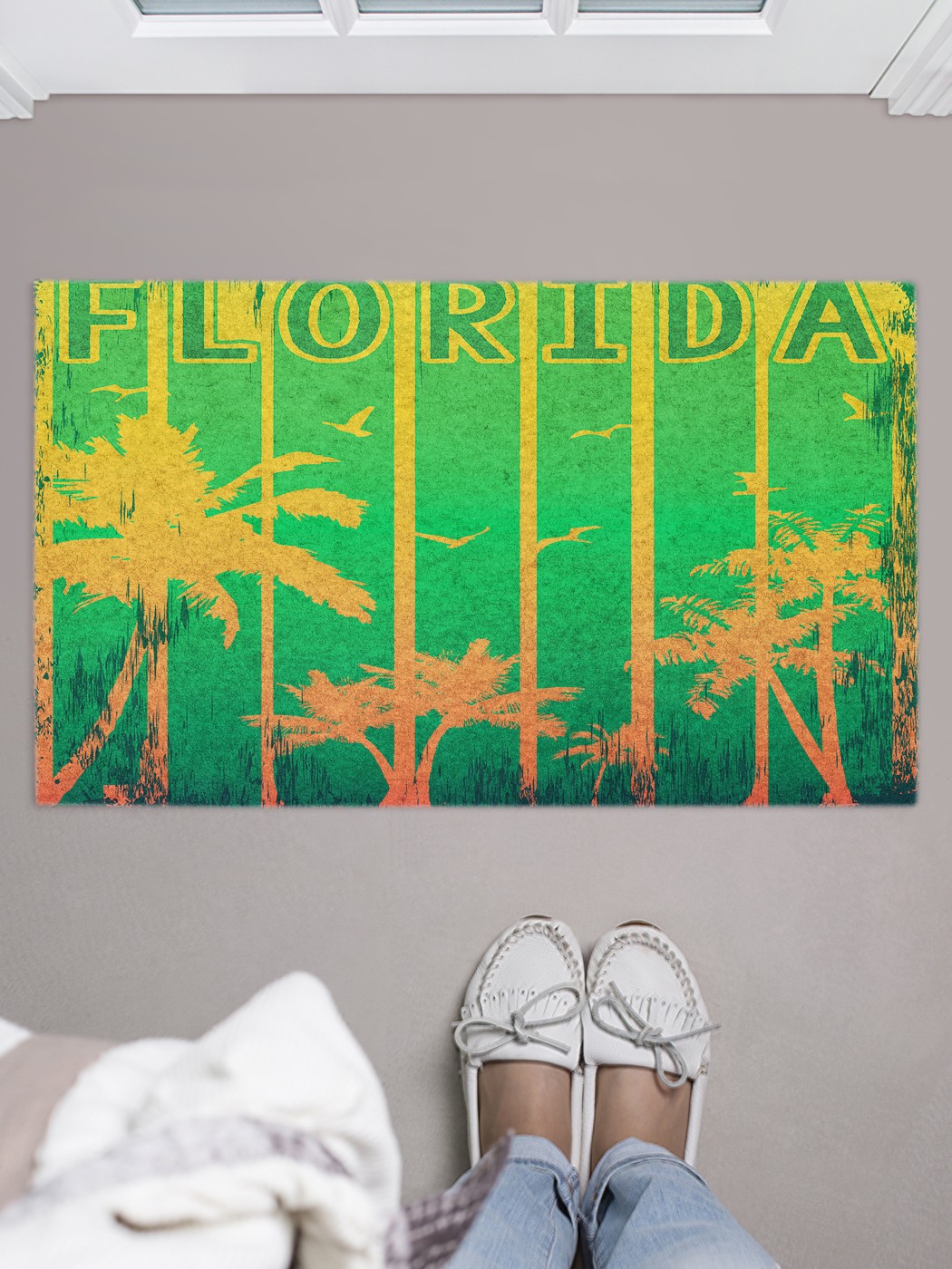 

Придверный коврик в прихожую для обуви, на резиновой основе, 75x45 см door_69354 JoyArty