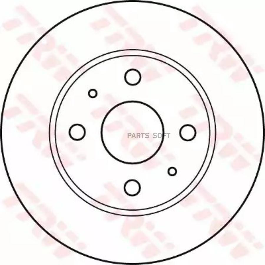 

Df4887_диск тормозной передний daihatsu charade/cuore/move/sirion/yrv 1.0-1.3i 98>