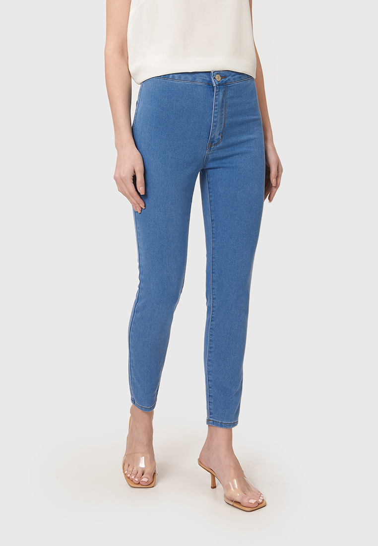 

Джинсы женские Modis M211D00018T003 голубые 40 RU, M211D00018