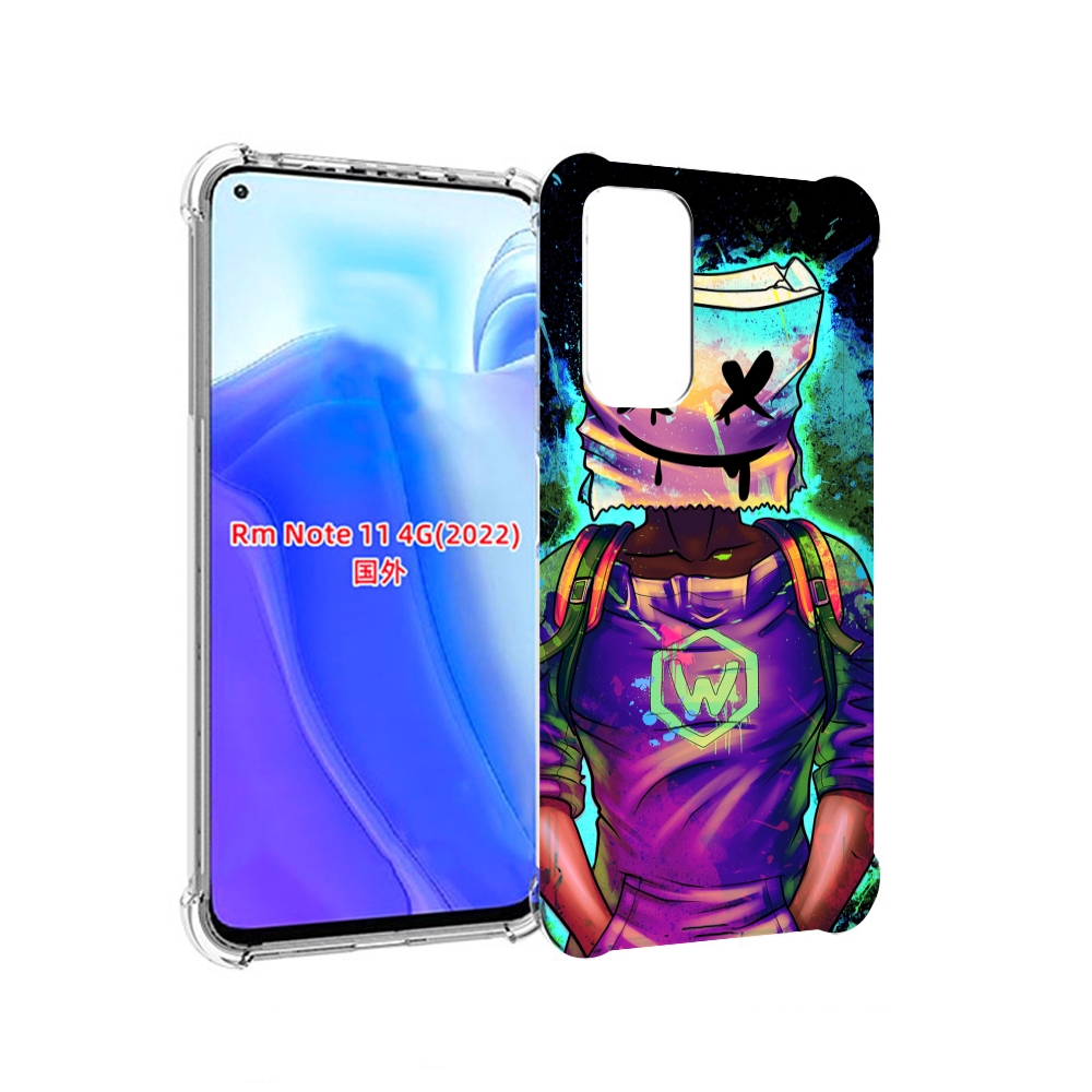 

Чехол MyPads маршмеллоу-глитч для Xiaomi Redmi Note 11 4G ( Глобальная версия ), Tocco