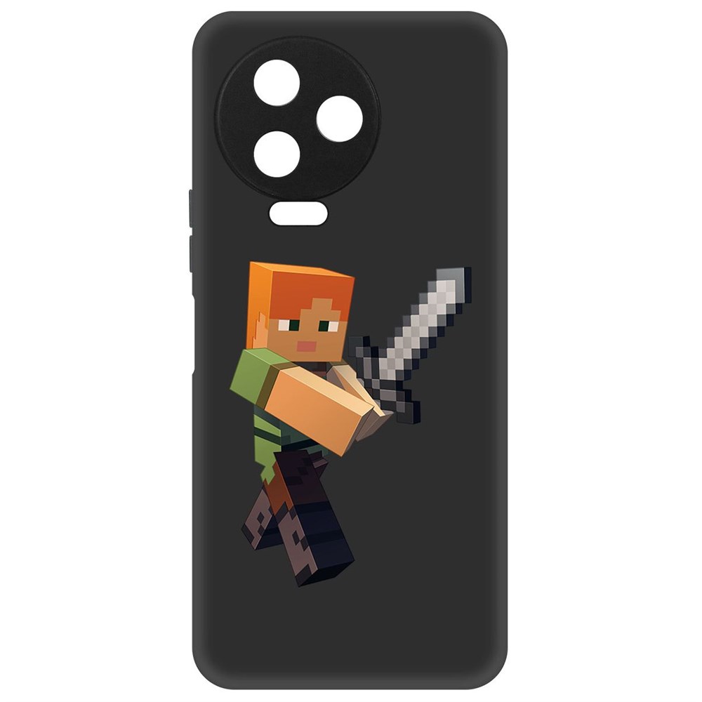 Чехол-накладка Софт Minecraft-Алекс для Infinix Note 12 2023 (G99)