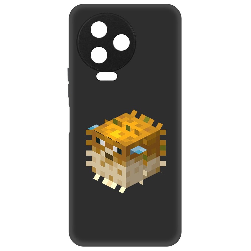 Чехол-накладка Софт Minecraft-Иглобрюх для Infinix Note 12 2023 (G99)