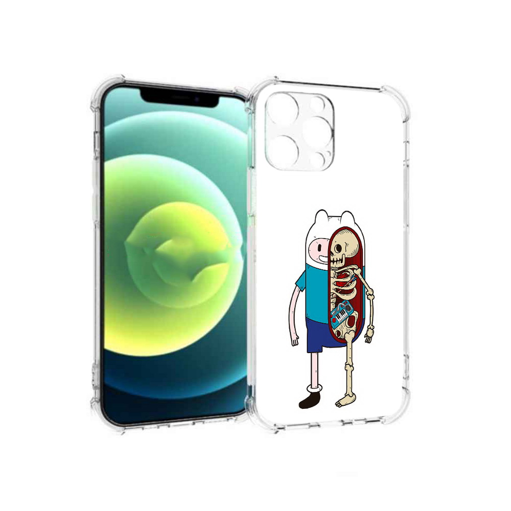 

Чехол MyPads Tocco для Apple iPhone 13 Pro Финн скелет (PT163086.612.187), Прозрачный, Tocco