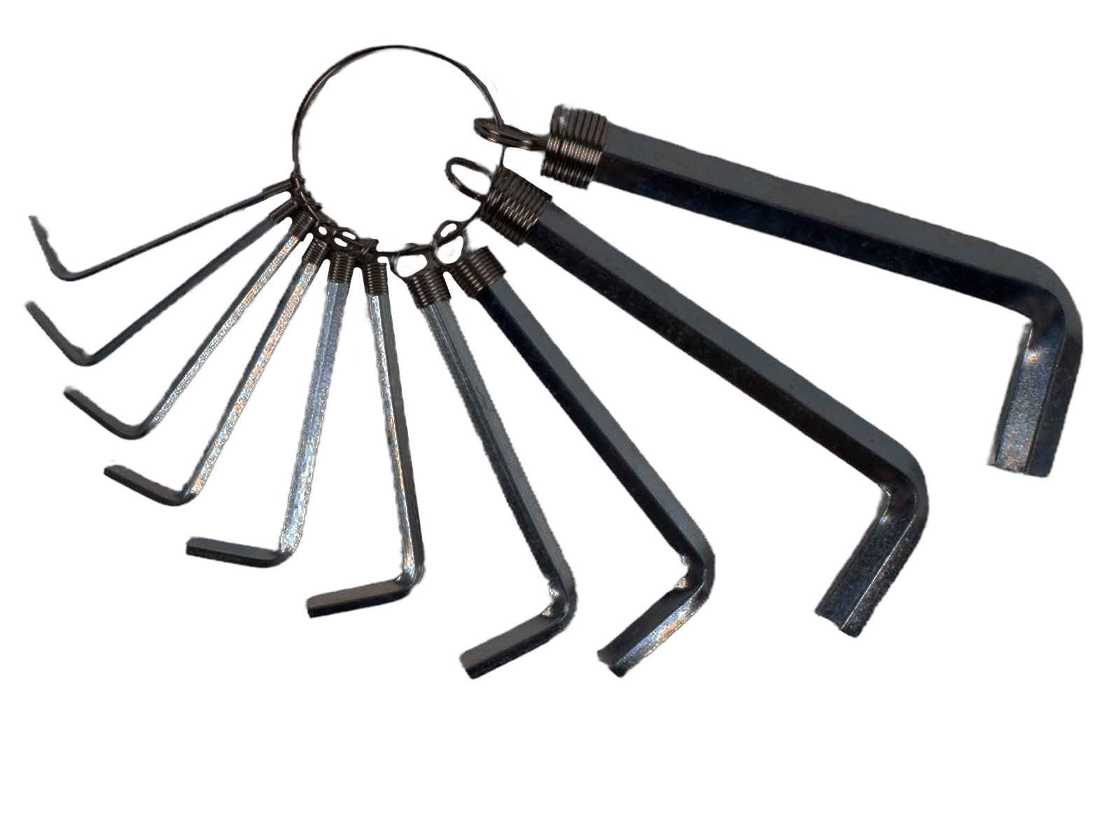 Набор ключей NB-XP-KIX2010 шестигранных 1.5-10мм, 10 предметов на кольце