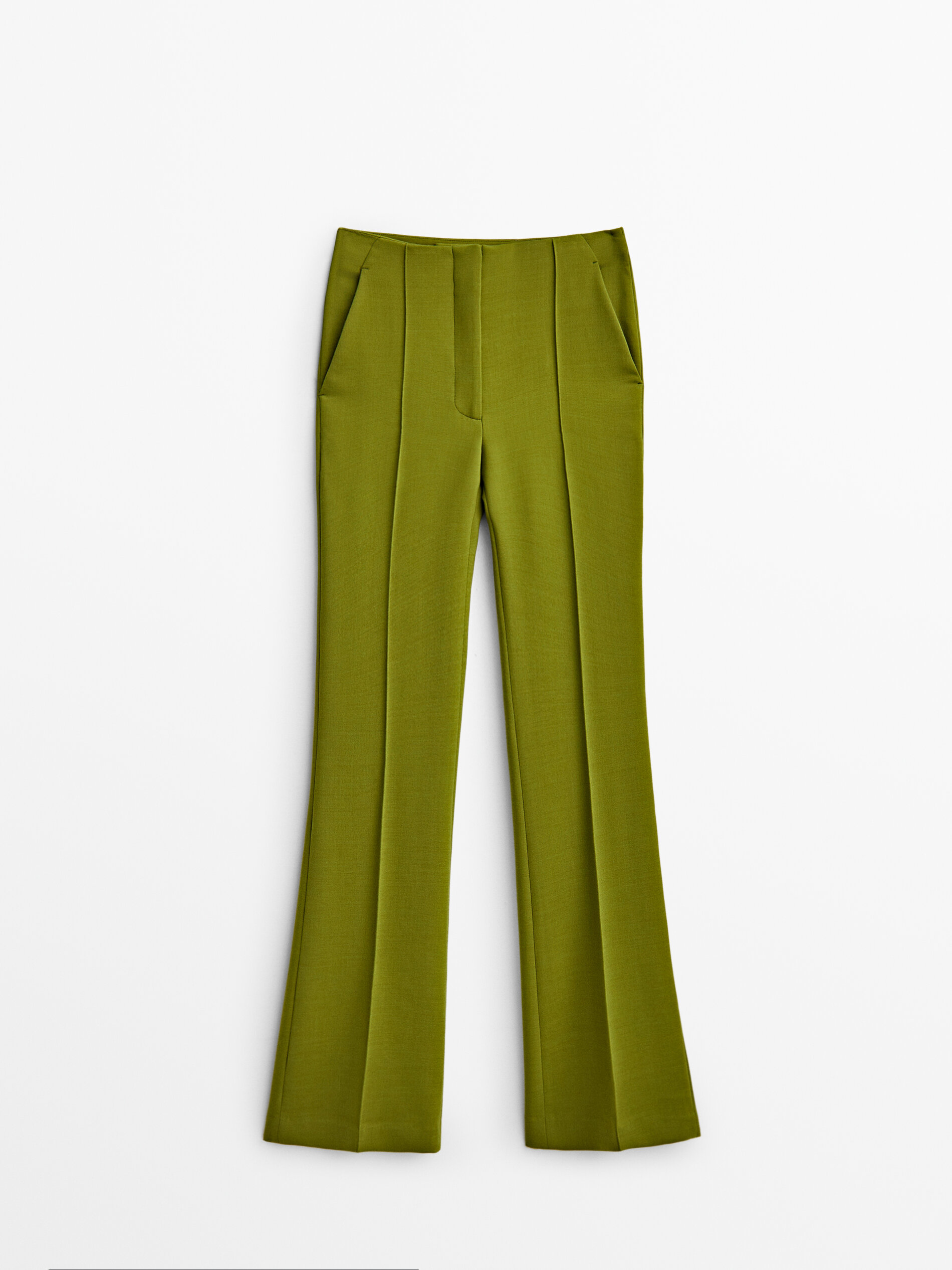 

Брюки женские Massimo Dutti 05092555500 зеленые 40, 05092555500