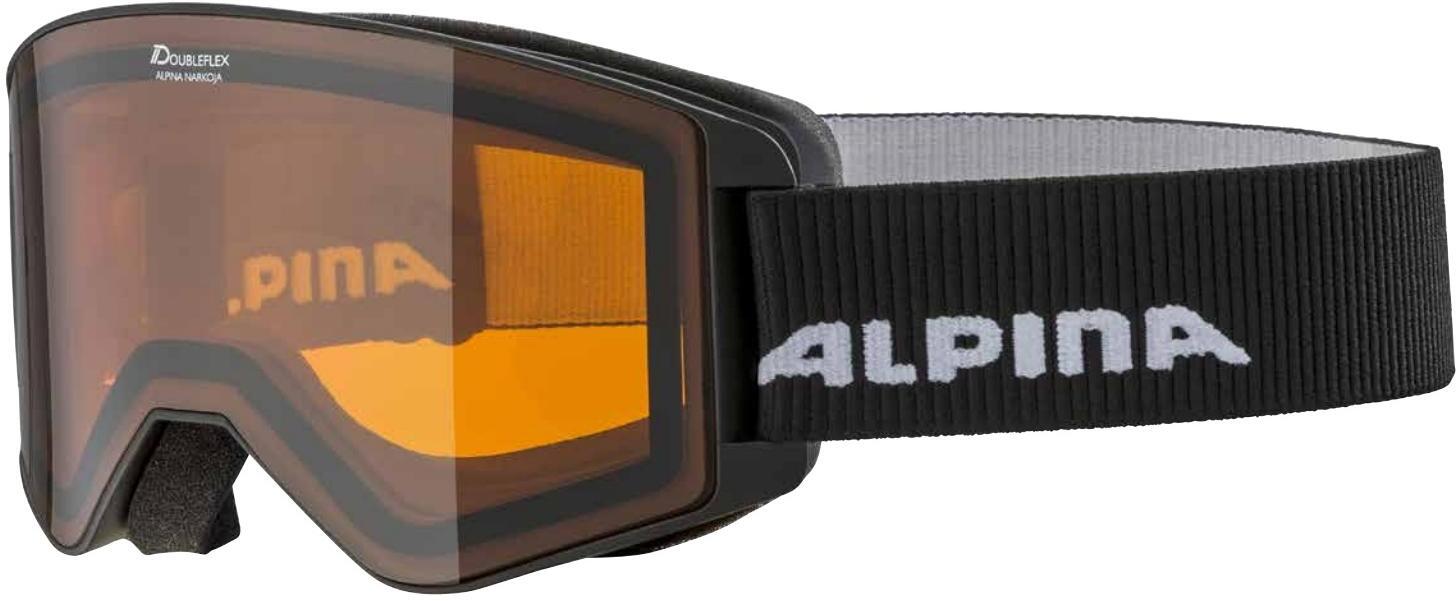 фото Очки горнолыжные alpina 2021-22 narkoja black/orange s2