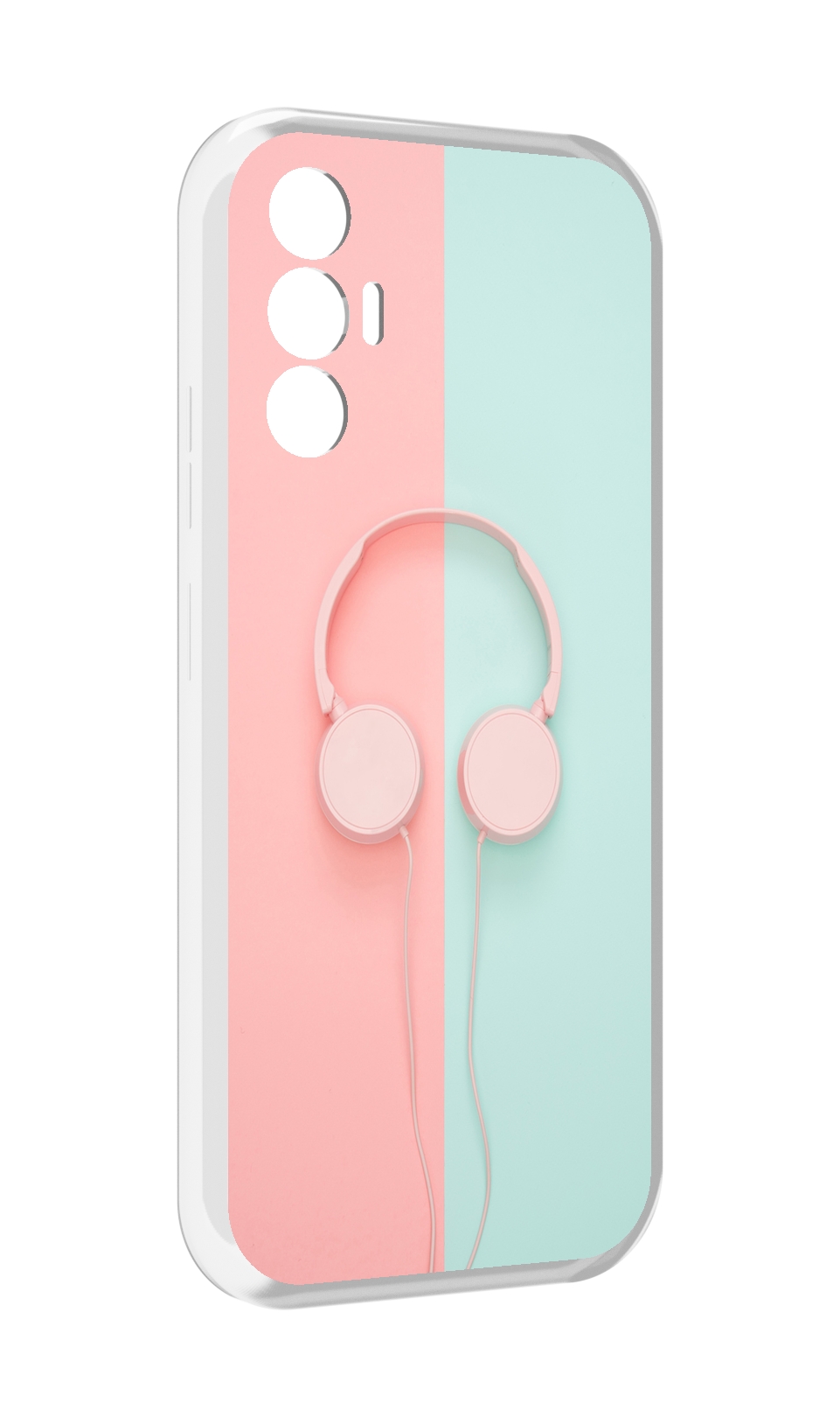 

Чехол MyPads наушники-минимализм для Tecno Pova 3, Прозрачный, Tocco