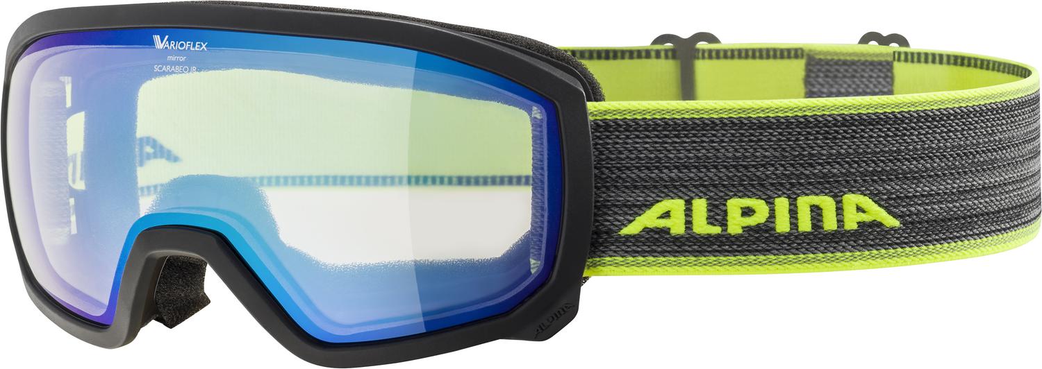 

Очки Горнолыжные Alpina 2021-22 Scarabeo Jr. V Black/Clear S1-2, Scarabeo Jr. V