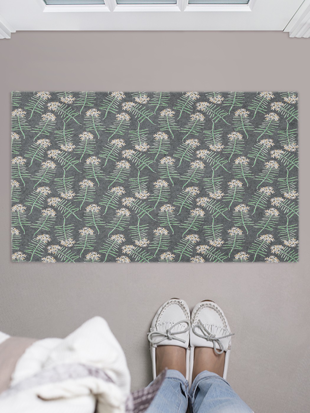 

Придверный коврик в прихожую для обуви, на резиновой основе, 75x45 см door_69507 JoyArty