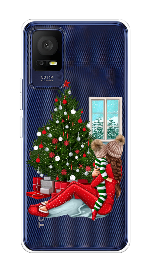 

Чехол на TCL 408 "Новый год с мамой", Красный;зеленый;голубой, 291350-6