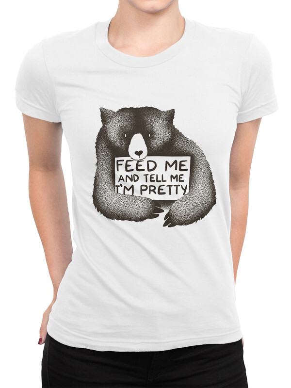 

Футболка женская DreamShirts Studio Голодный Медведь 102-feedmebearagain-1 белая 2XL, Белый, Голодный Медведь 102-feedmebearagain-1