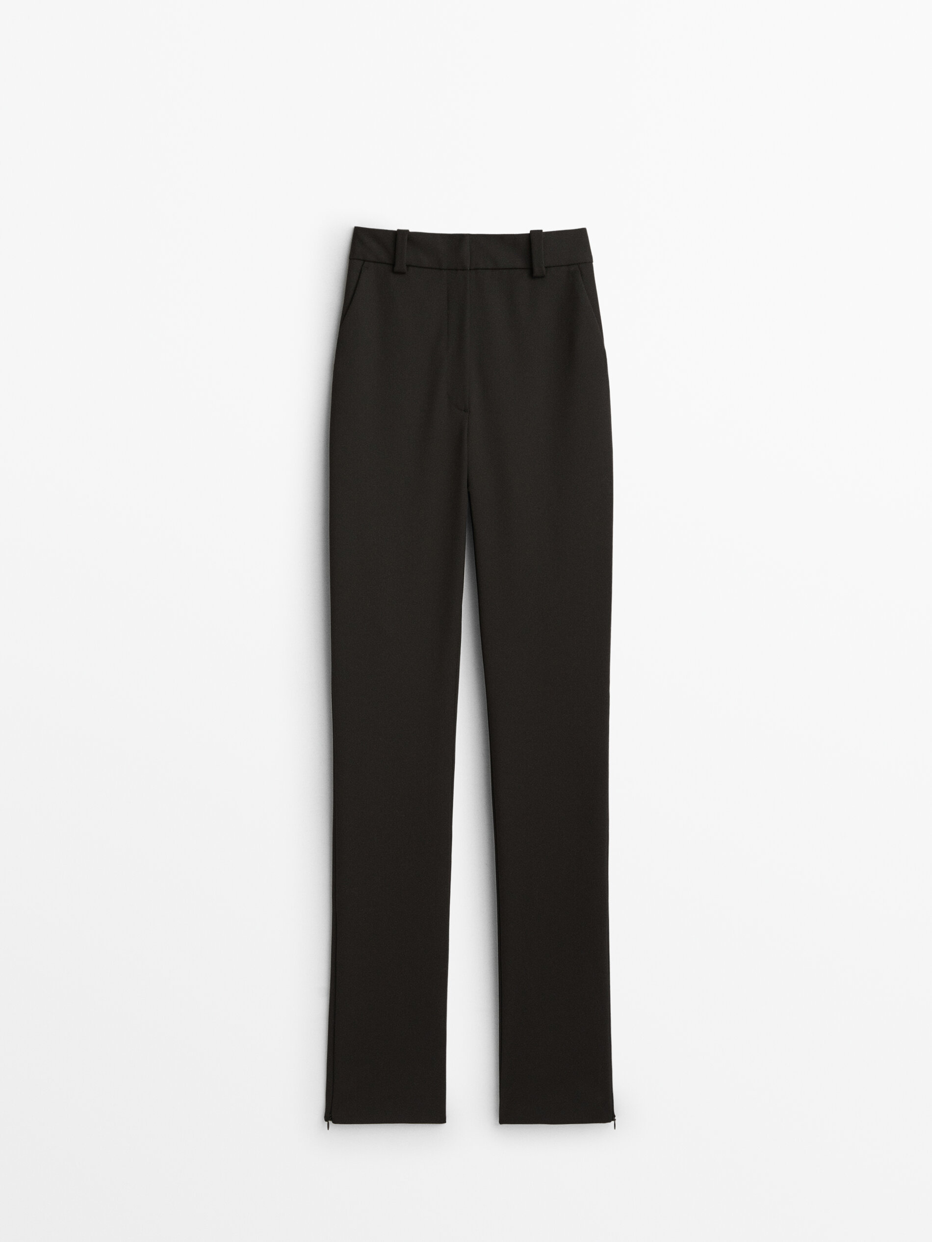 

Брюки женские Massimo Dutti 09117954800 черные 38, 09117954800