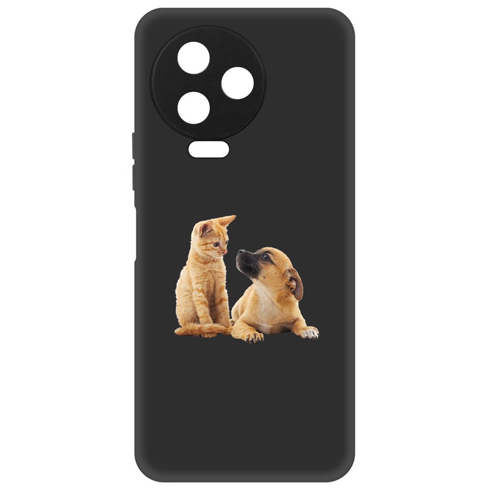 

Чехол-накладка Софт Лучшие друзья для Infinix Note 12 2023 (G99), Черный, 418290