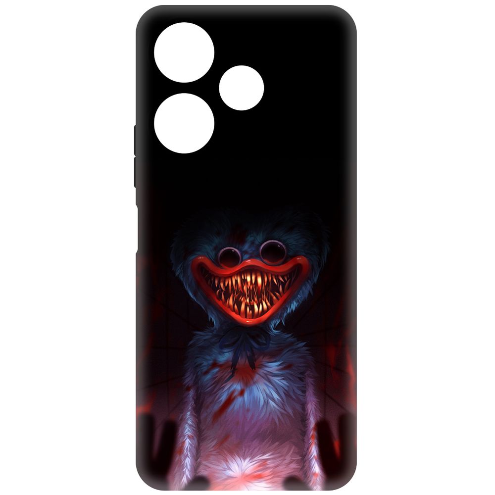 

Чехол-накладка Krutoff Soft Case Атака Хаги Ваги для Xiaomi Redmi 13 черный