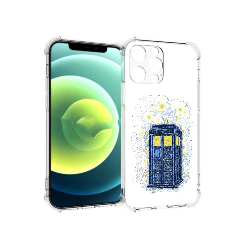 

Чехол MyPads Tocco для Apple iPhone 13 Pro будка рисунок (PT163086.612.249), Прозрачный, Tocco