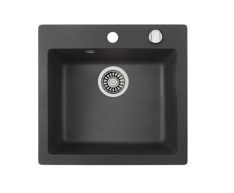 

Кухонная мойка Teka Clivo 50 S-TQ 1B Onyx Black 40148010, Серый, Clivo