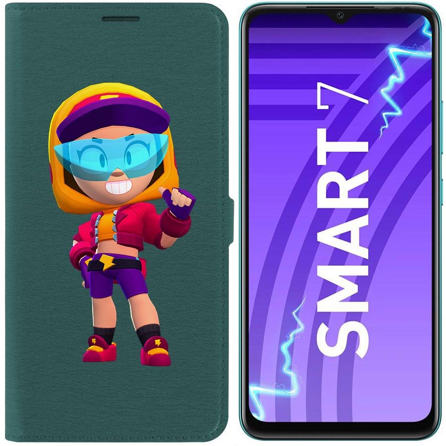 

Чехол-книжка Эко для Infinix Smart 7 Brawl Stars-Стритстайл Макс