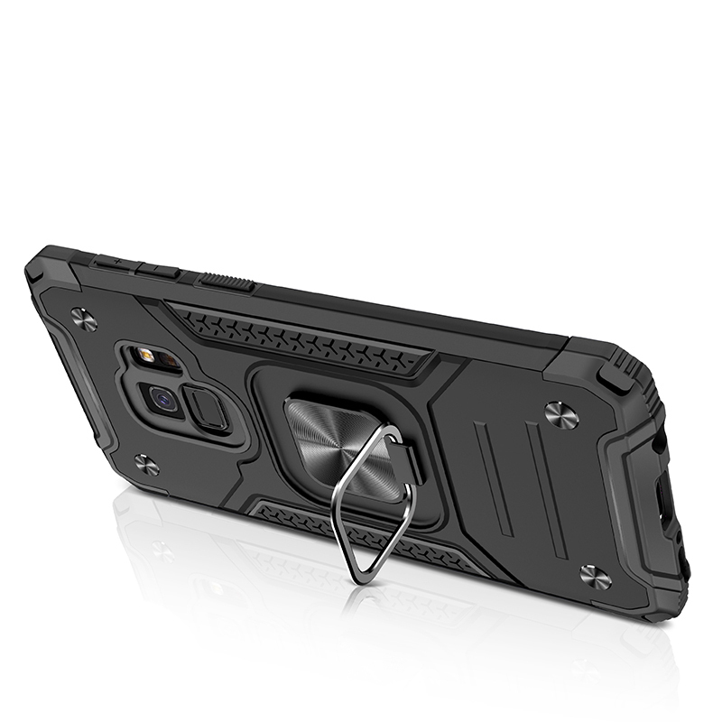 фото Противоударный чехол legion case для samsung galaxy s9 (черный) black panther