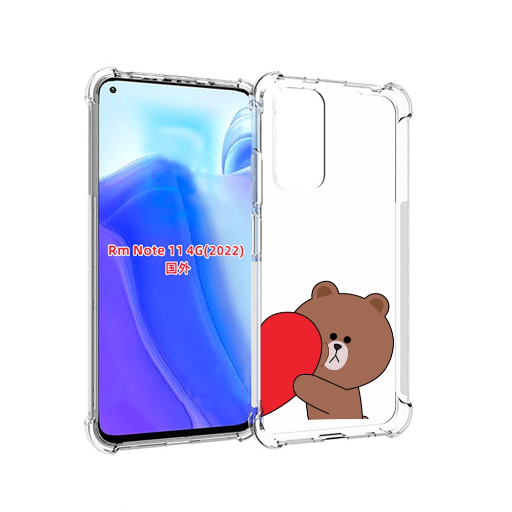 

Чехол MyPads медвежонок детский для Xiaomi Redmi Note 11 4G ( Глобальная версия ), Tocco