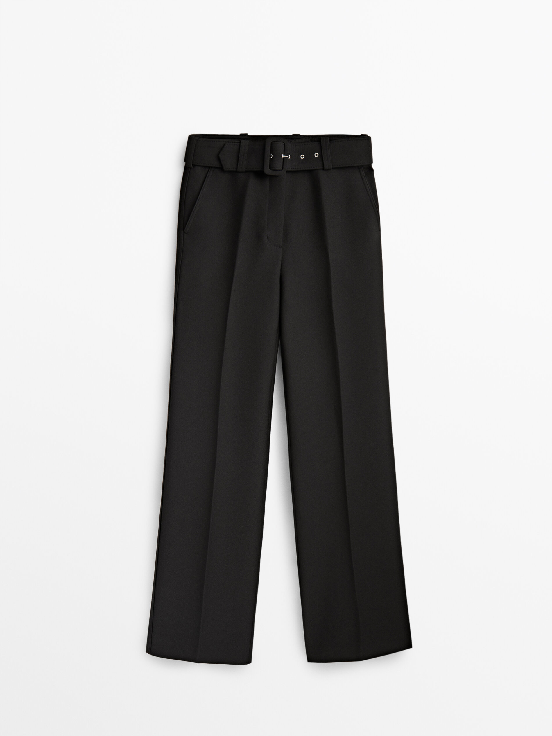 

Брюки женские Massimo Dutti 05091689800 черные 44, 05091689800