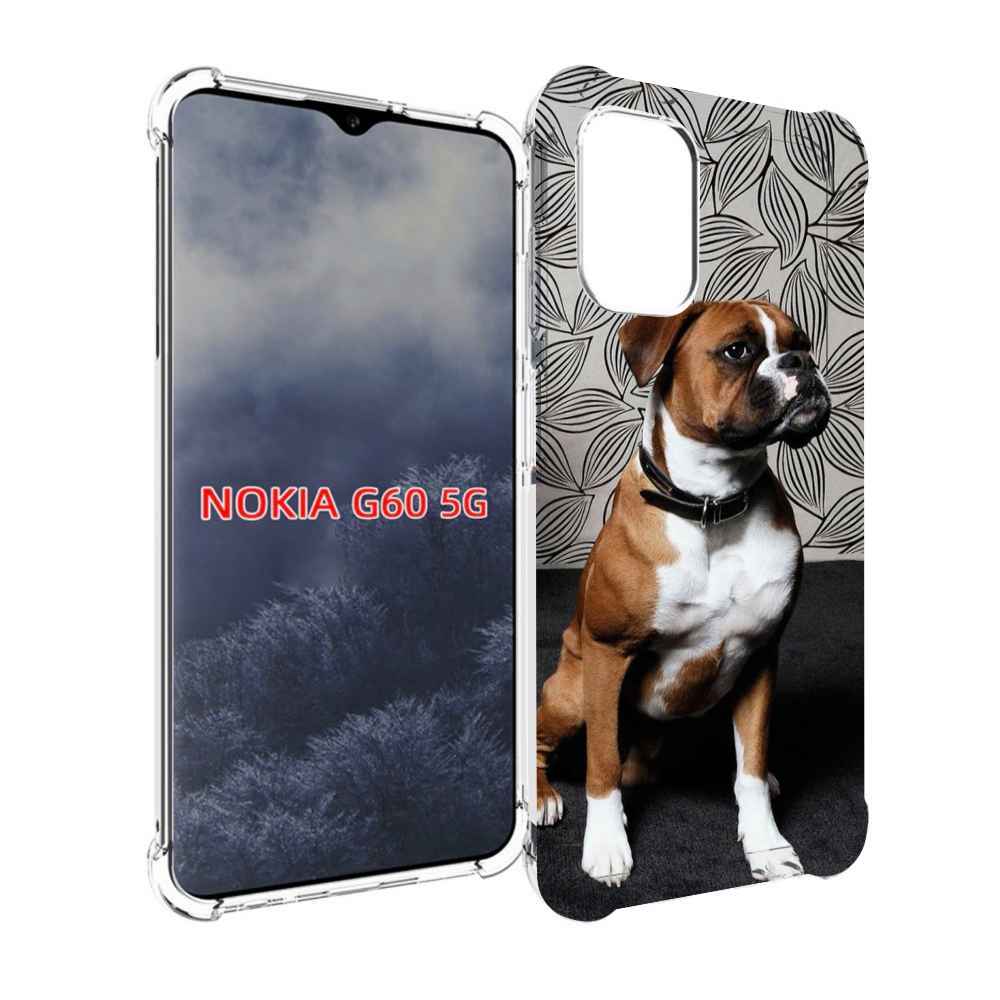 

Чехол MyPads боксер собака для Nokia G60 5G, Прозрачный, Tocco