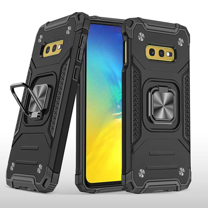 фото Противоударный чехол legion case для samsung galaxy s10e (черный) black panther