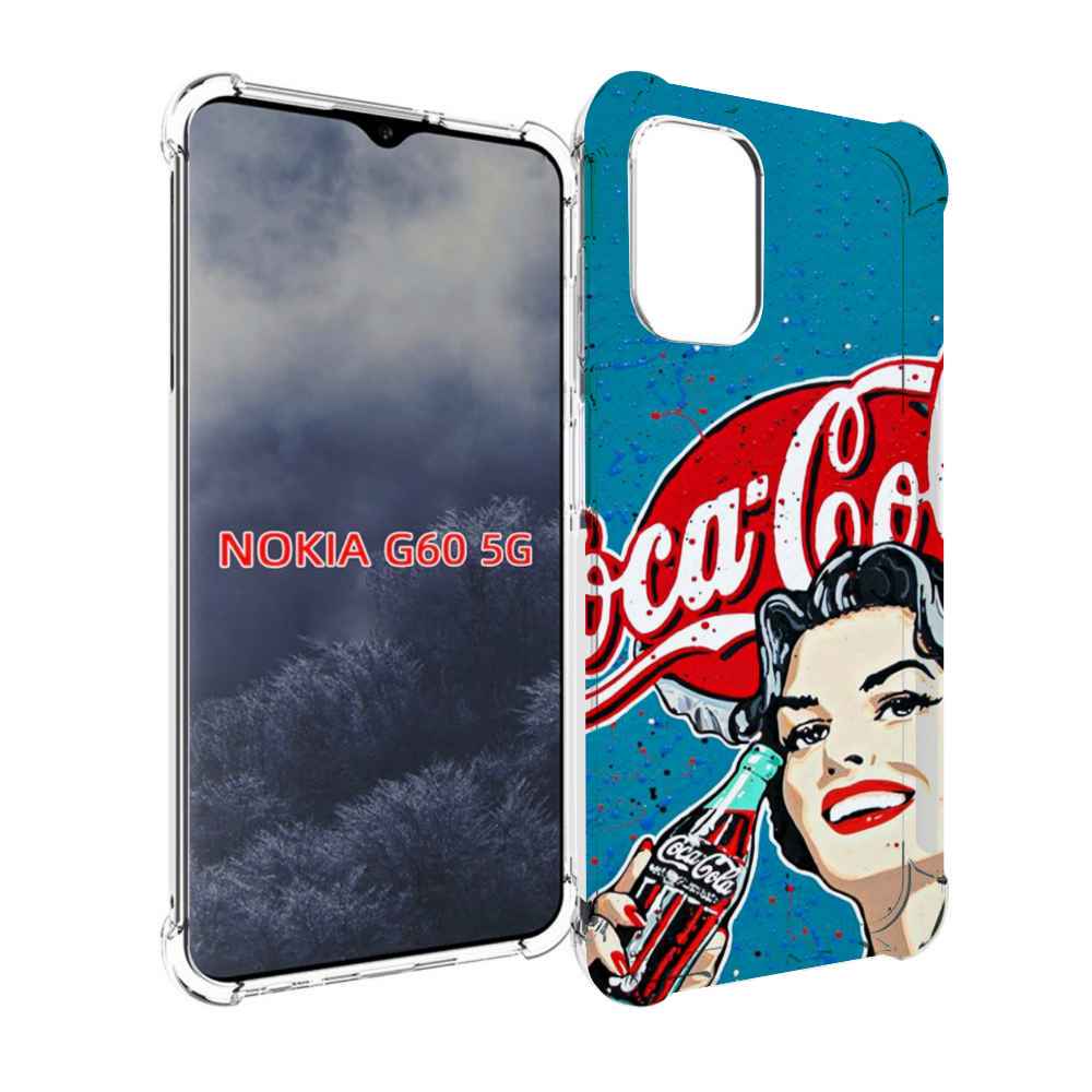 

Чехол MyPads вкусная кола картинка для Nokia G60 5G, Прозрачный, Tocco