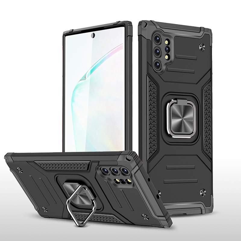 фото Противоударный чехол legion case для samsung galaxy note 10 plus (черный) black panther