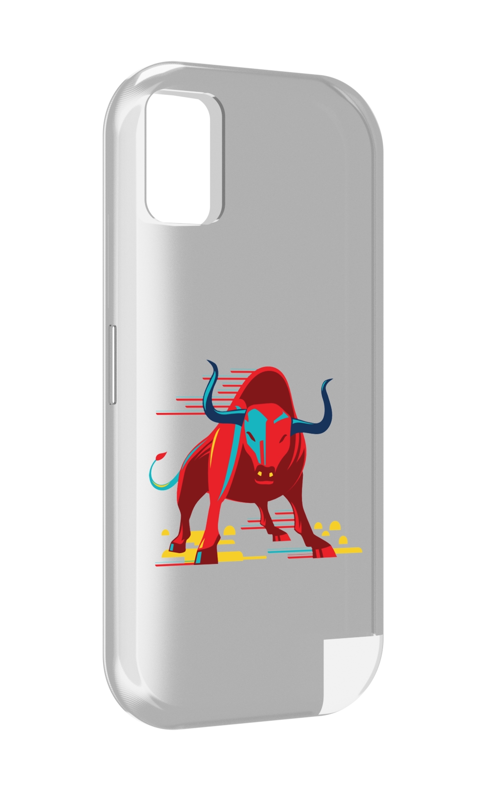 

Чехол MyPads Красный-бык для UMIDIGI A11, Прозрачный, Tocco