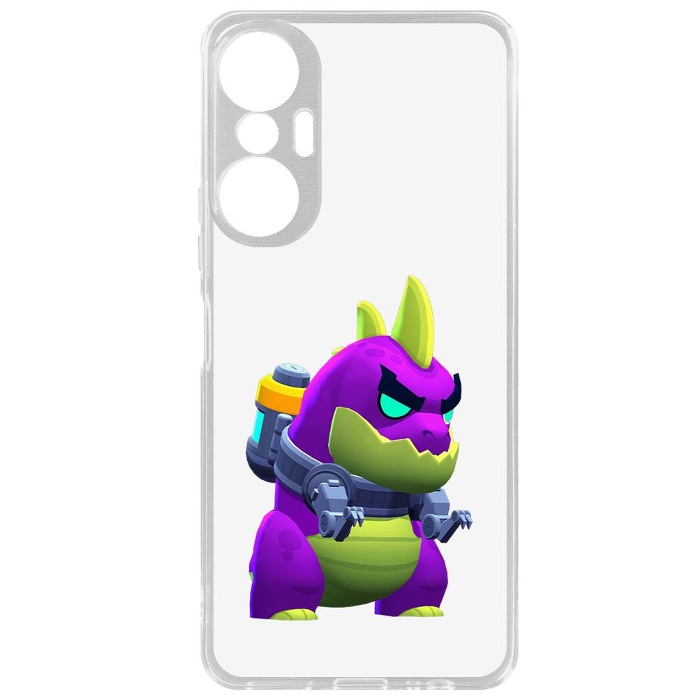 

Чехол-накладка Кейс Brawl Stars-Мегамонстр для Infinix Hot 20S, Прозрачный