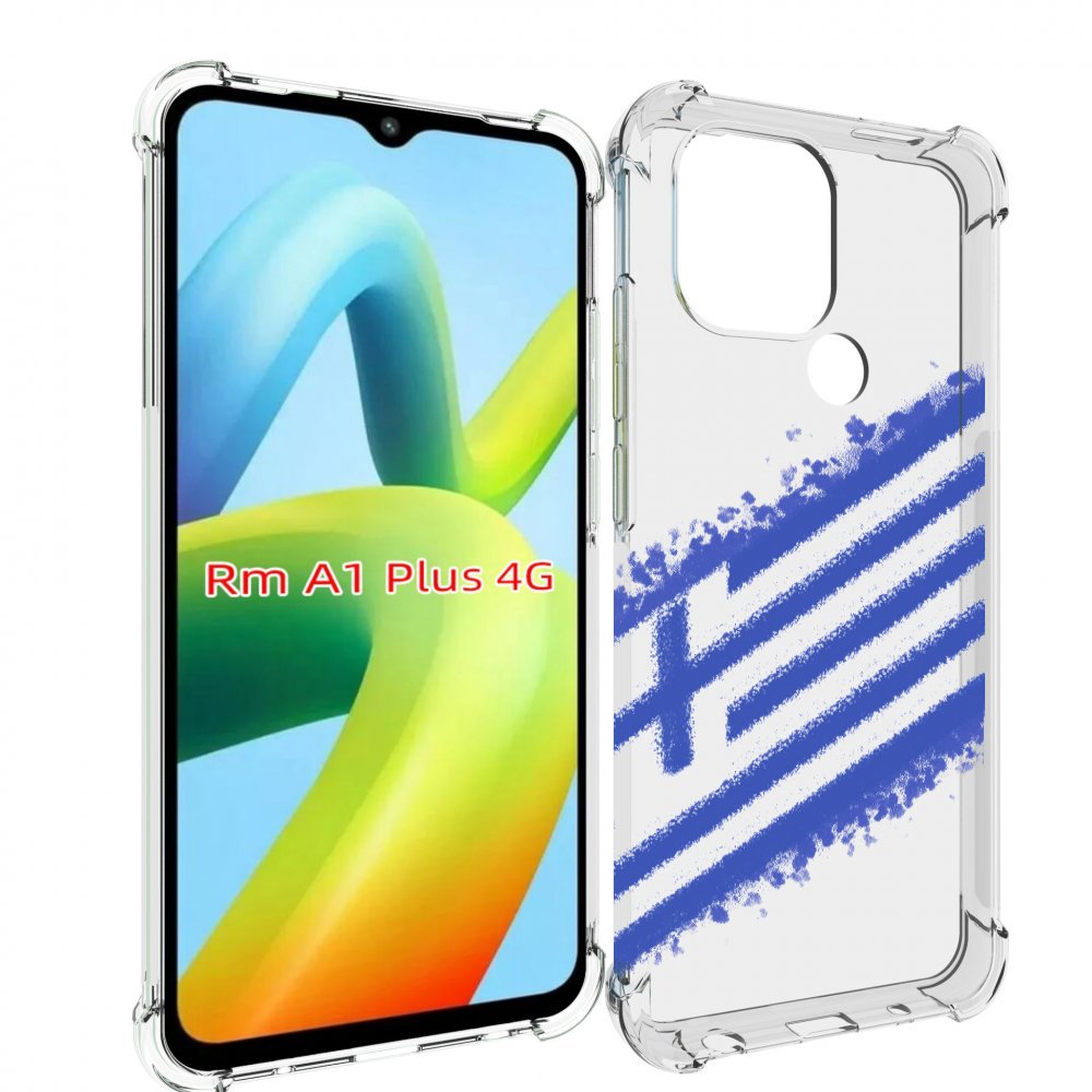 

Чехол MyPads флаг Греции для Xiaomi Redmi A1 Plus +, Прозрачный, Tocco