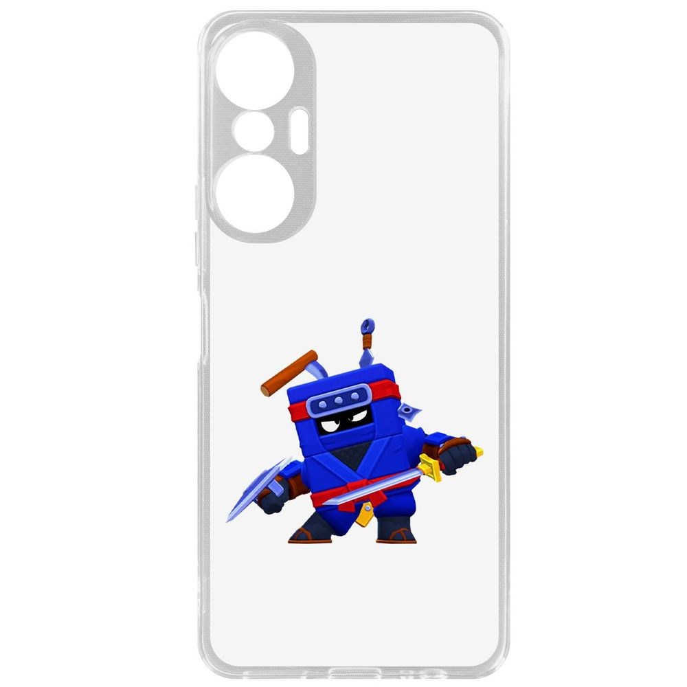 Чехол-накладка Кейс Brawl Stars-Ниндзя Эш для Infinix Hot 20S
