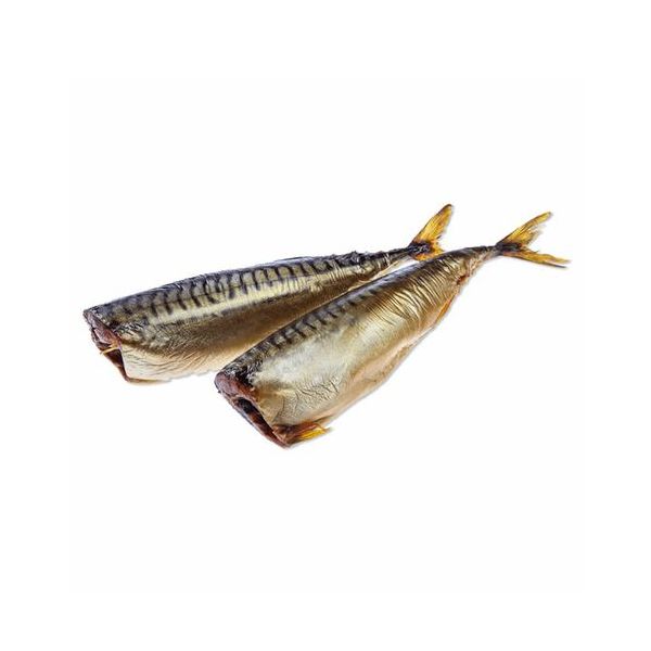 

Скумбрия холодного копчения Кубанский продукт тушка без головы потрошеная +-300 г