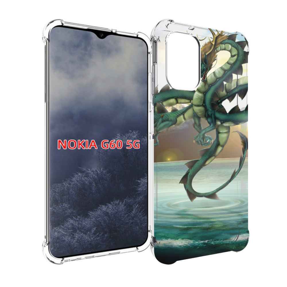 

Чехол MyPads водяной-дракон для Nokia G60 5G, Прозрачный, Tocco