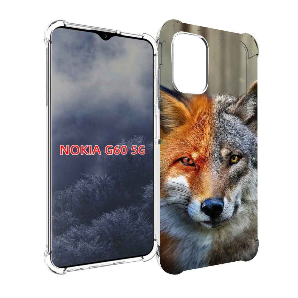 

Чехол MyPads волк-лиса для Nokia G60 5G, Прозрачный, Tocco