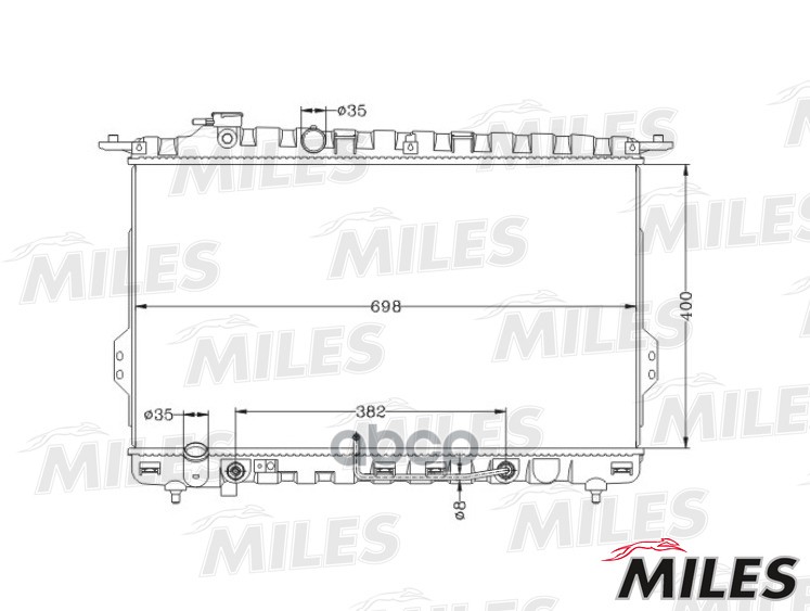 

Радиатор Hyundai Sonata Ef/Magentis/Optima Miles ACRB091