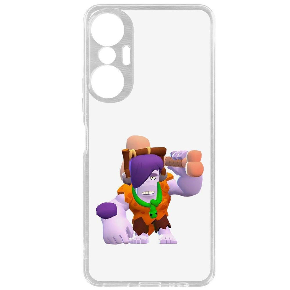 

Чехол-накладка Кейс Brawl Stars-Пещерный Фрэнк для Infinix Hot 20S, Прозрачный