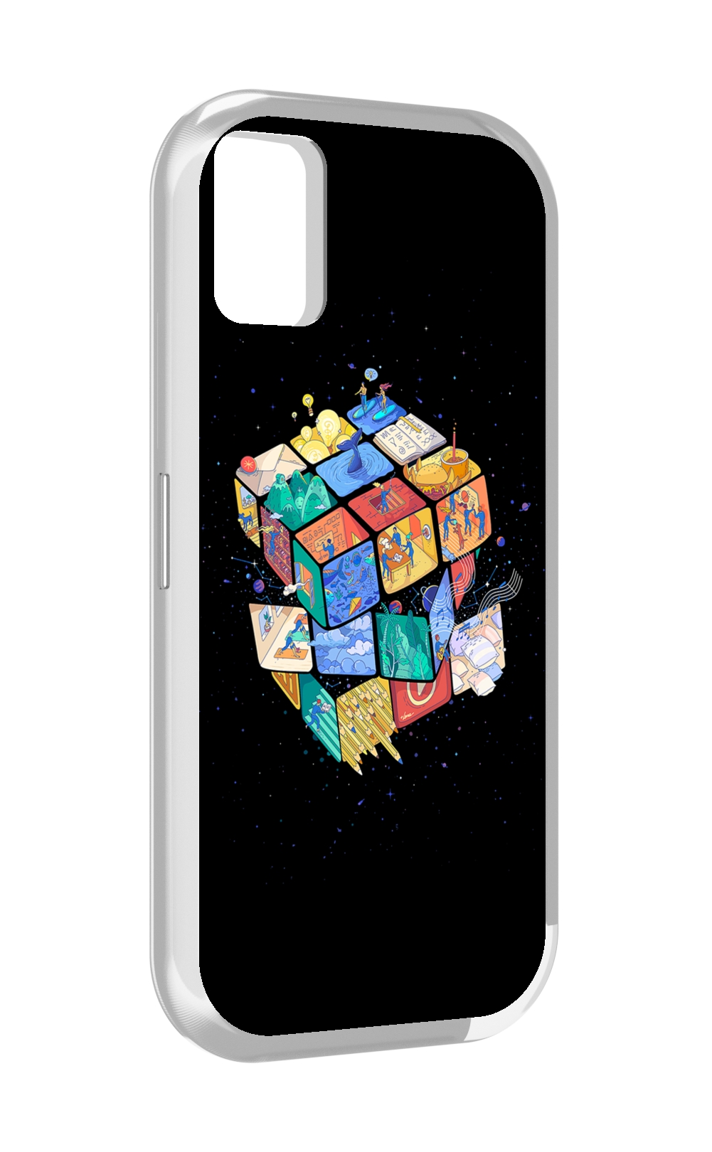 

Чехол MyPads Кубик-Рубика для UMIDIGI A11, Прозрачный, Tocco