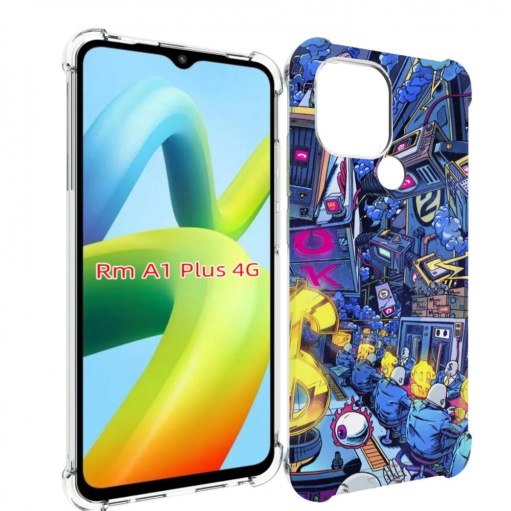 

Чехол MyPads футуристичная картинка для Xiaomi Redmi A1 Plus +, Прозрачный, Tocco