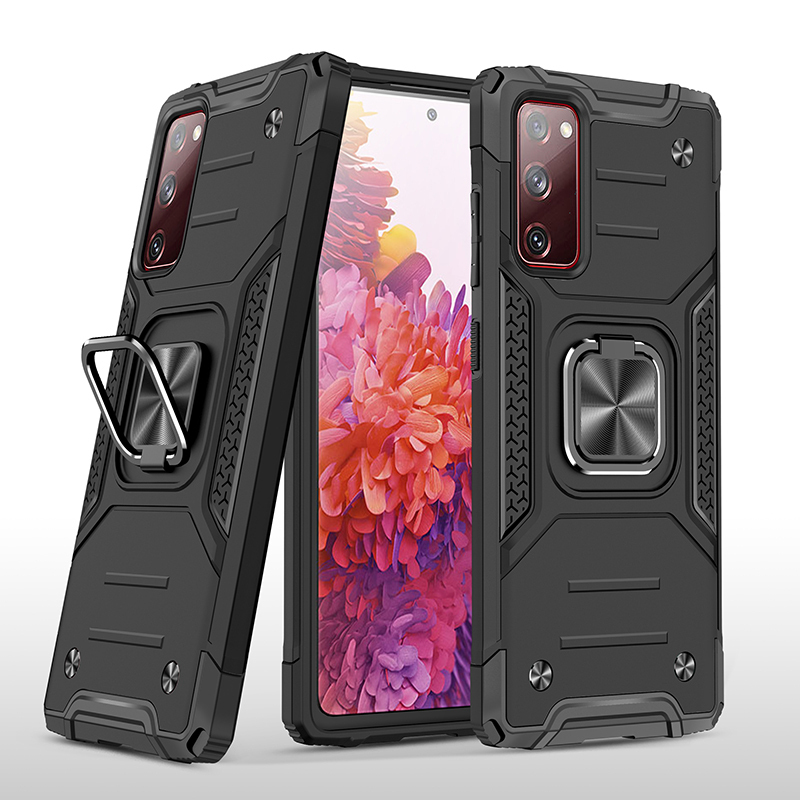 фото Противоударный чехол legion case для samsung galaxy s20 fe (черный) black panther