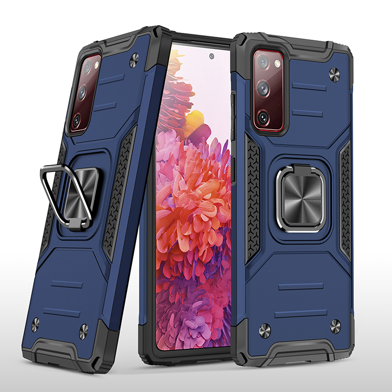 фото Противоударный чехол legion case для samsung galaxy s20 fe (синий) black panther