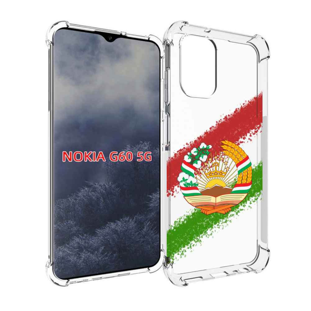 

Чехол MyPads герб флаг Таджикистана для Nokia G60 5G, Прозрачный, Tocco
