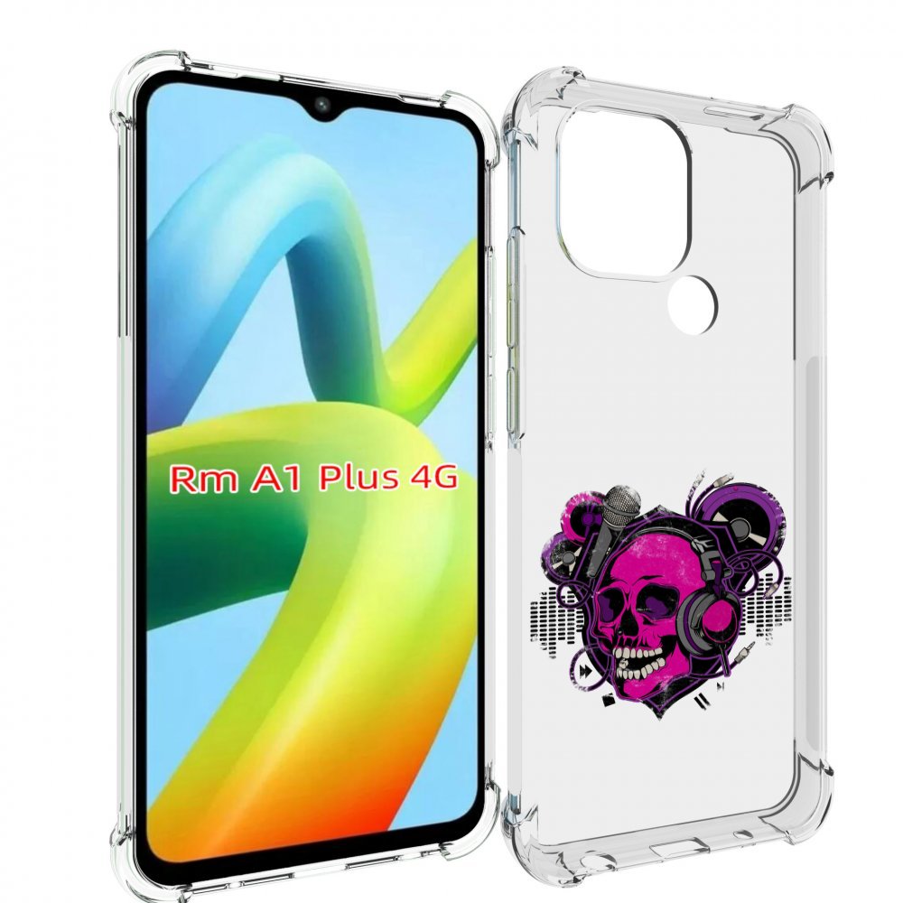 

Чехол MyPads череп 1 для Xiaomi Redmi A1 Plus +, Прозрачный, Tocco
