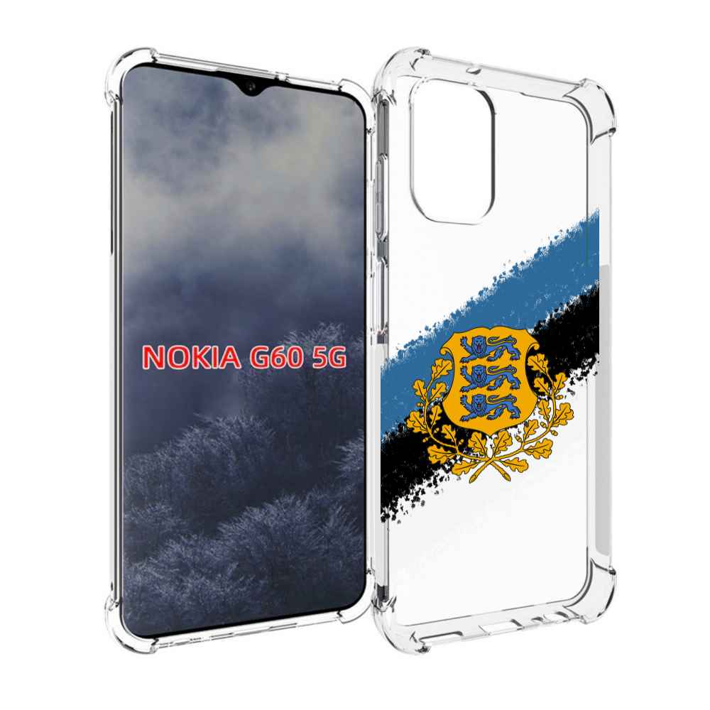 

Чехол MyPads герб флаг эстонии-2 для Nokia G60 5G, Прозрачный, Tocco