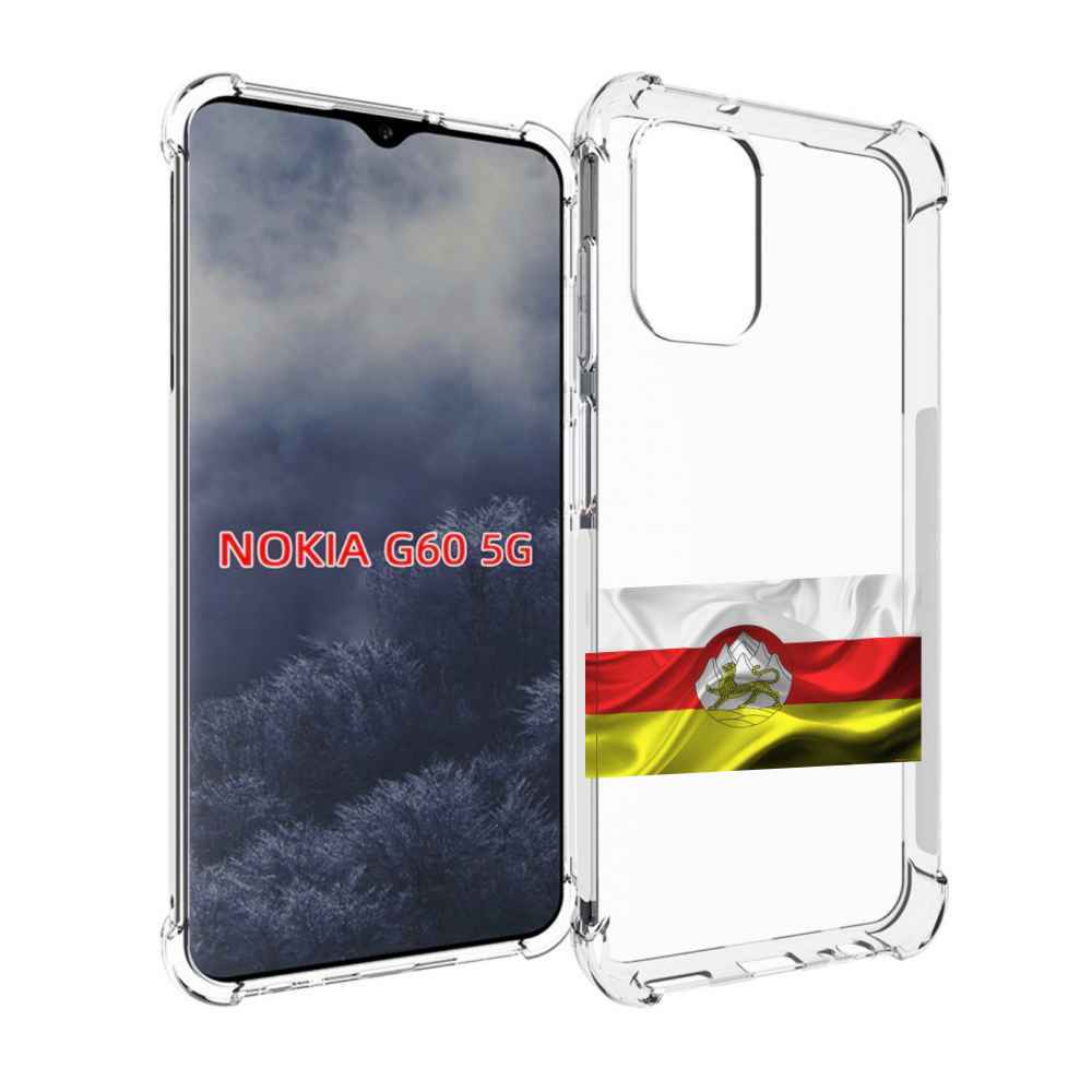 

Чехол MyPads герб флаг южная осетия-1 для Nokia G60 5G, Прозрачный, Tocco