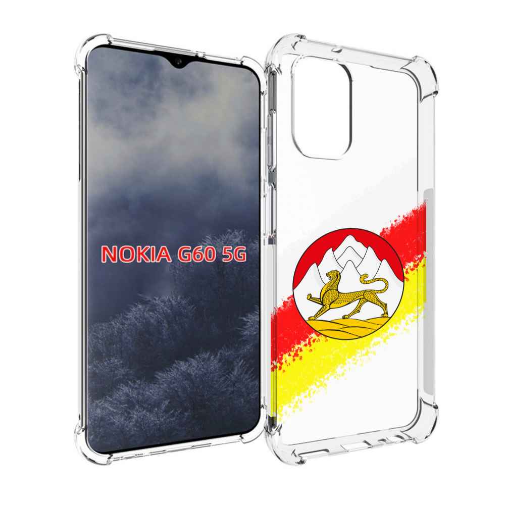 

Чехол MyPads герб флаг южная осетия для Nokia G60 5G, Прозрачный, Tocco