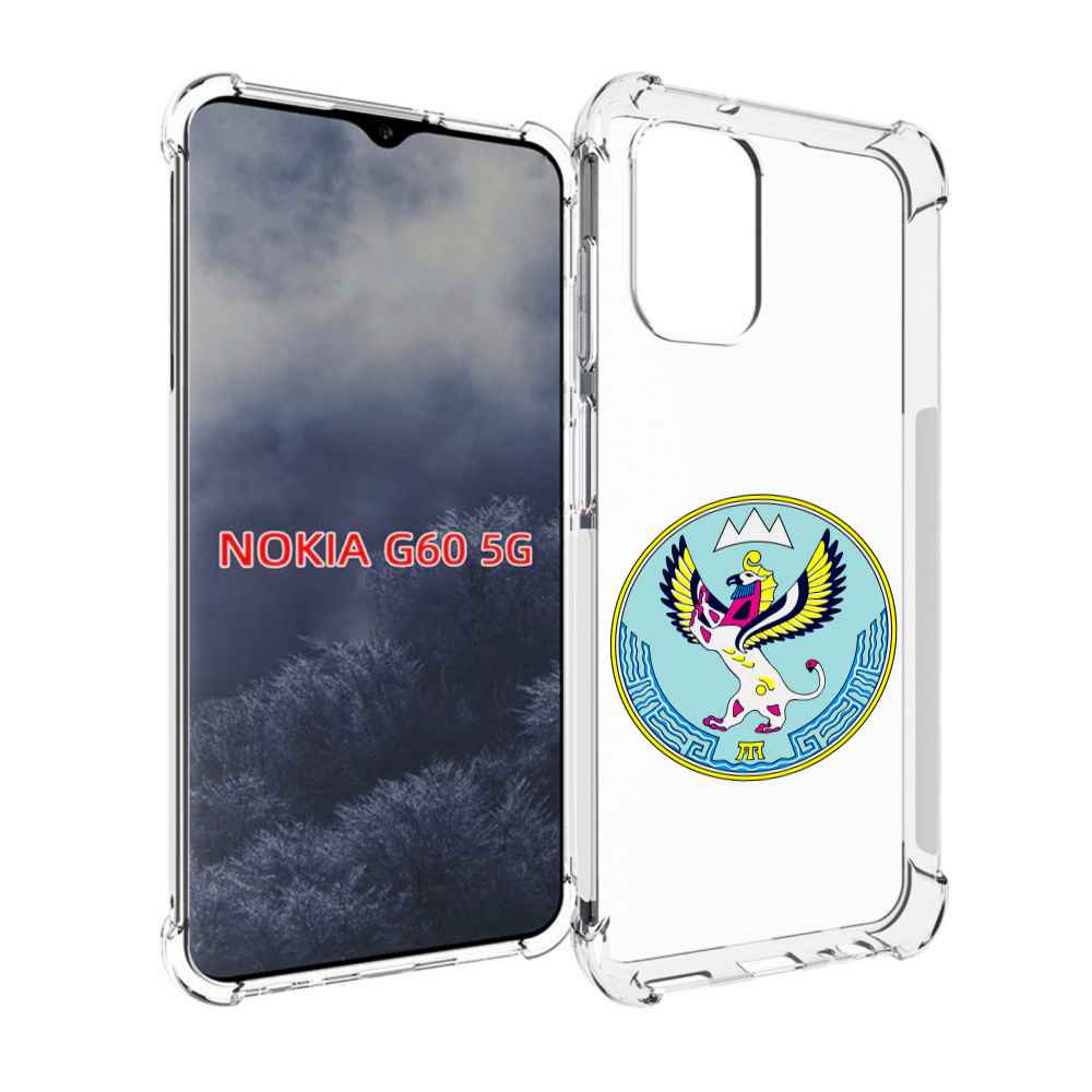 

Чехол MyPads герб-алтаи-горно-алтаиск для Nokia G60 5G, Прозрачный, Tocco