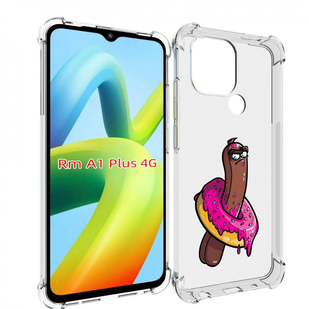 Чехол MyPads эклер в пончике для Xiaomi Redmi A1 Plus +