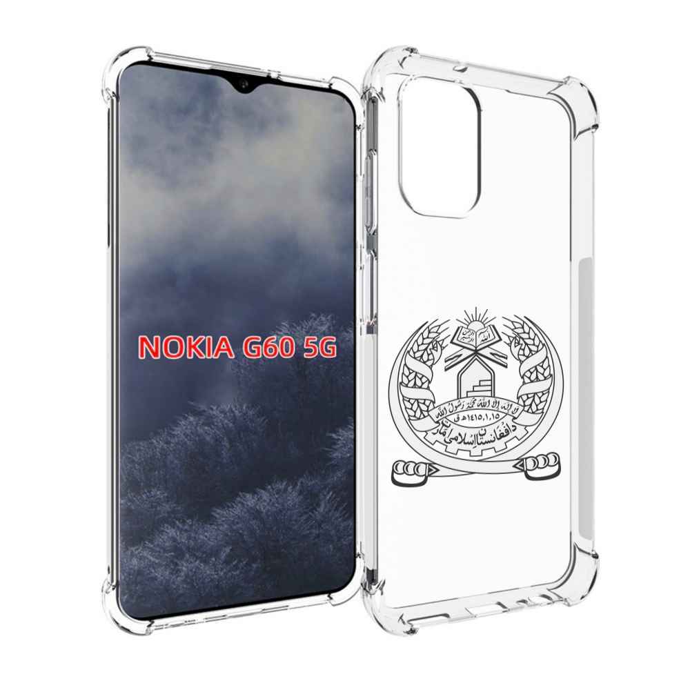 

Чехол MyPads герб-афганистан для Nokia G60 5G, Прозрачный, Tocco