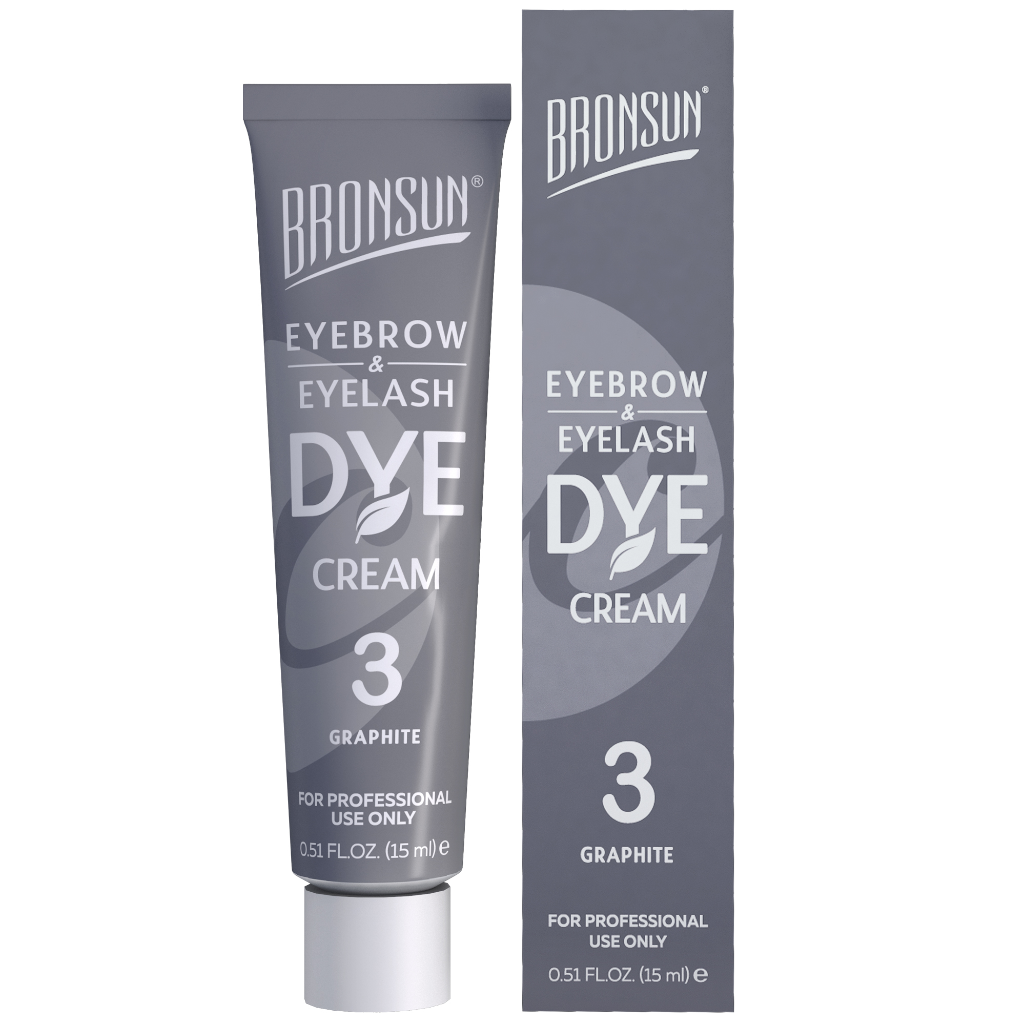 Крем-краска для бровей и ресниц Innovator Cosmetics Bronsun Dye, №3 графит, 15 мл